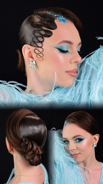 Зачіска для бальних танців